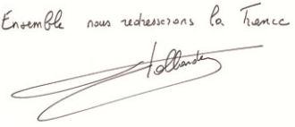 Signature Franois Hollande