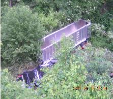 Accident de camion tunnel de Somport juin 2007