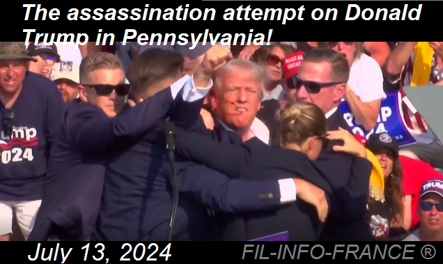 The assassination attempt on Donald Trump in Pennsylvania, july 13, 2024 