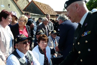 Réal Desmarets remercie les Vétérans de leur présence Réal Desmarets remercie les Vétérans de leur présence