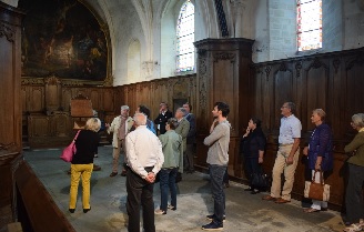A Crpon, Dominique Gillier assure les visites de l’glise St Mdard-St Gildard