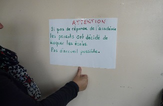 Le mouvement se durcit à lécole de Ver sur Mer Le mouvement se durcit à lécole de Ver sur Mer