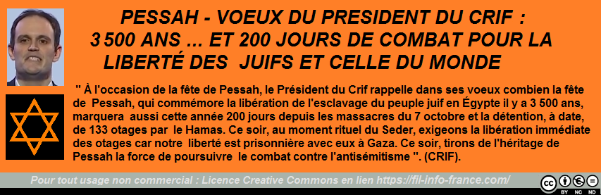 Fte de Pessah 2024, paques juives, France, 2024, FIL-INFO-FRANCE