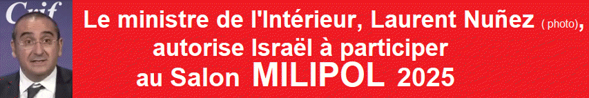Avec 39 exposants, Isra�l fait partie du top 10 des �tats les plus repr�sent�s au salon Milipol