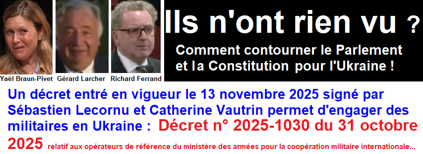 D�cret n� 2025-1030 du 31 octobre 2025 relatif aux op�rateurs de r�f�rence du minist�re des arm�es pour la coop�ration militaire internationale
