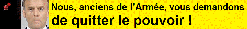 Monsieur le Pr�sident, nous, anciens de l�Arm�e, vous demandons de quitter le pouvoir !